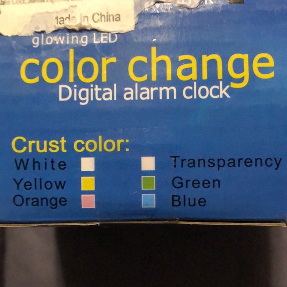 Color Changing Digital Alarm Clock - Picture 8 of 8